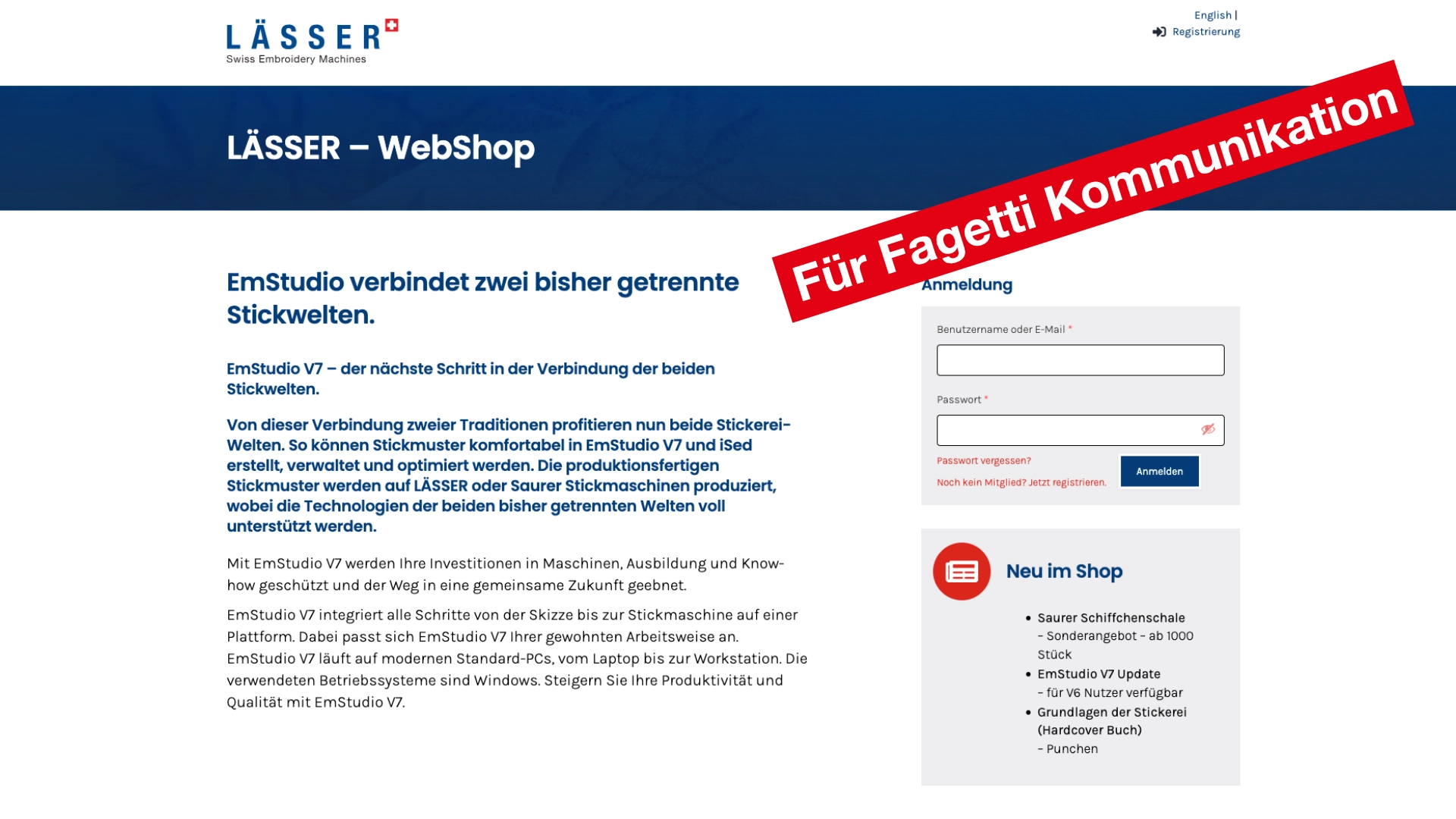 typopoint webseite laesser shop